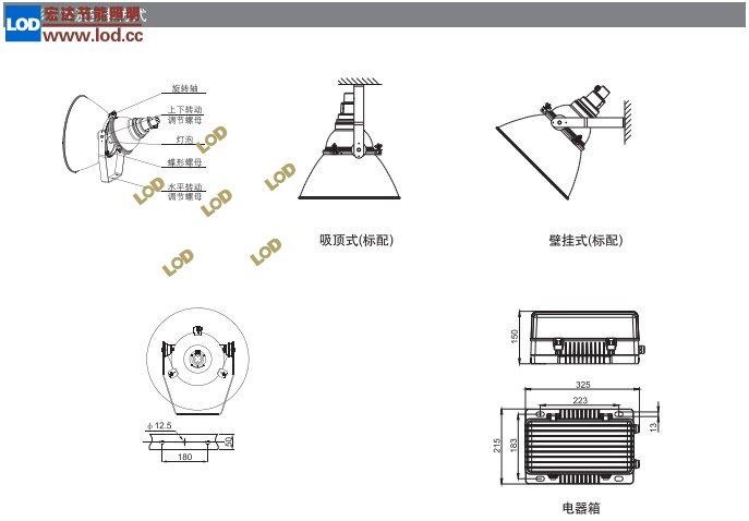 ZY8310防水防尘防震抗震型投光灯