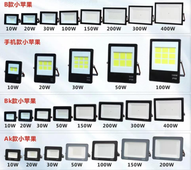  小苹果投光灯适合灯具门市销售